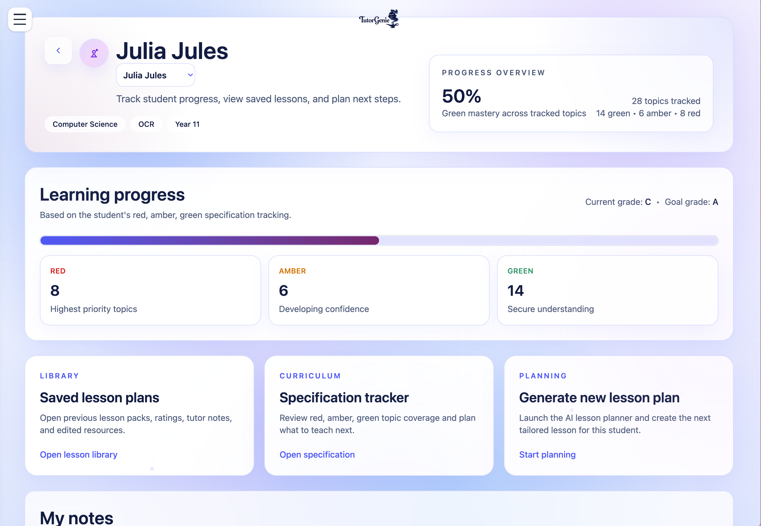 TutorGenie preview